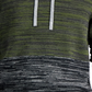 Sun + Stone Men's Colorblocked Hooded Sweater Gray Size Large