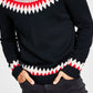 Charter Club Men's Fair Isle Mock Neck Holiday Sweater Black Size Small