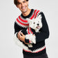 Charter Club Men's Fair Isle Mock Neck Holiday Sweater Black Size Medium