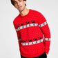 Charter Club Men's Walking Scottie Holiday Sweater Red Size XX-Large