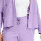 ID Ideology Women's Full Zip Hooded Jacket Purple Size 3X