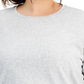 ID Ideology Women's Retro Recycled Long Sleeve Top Gray Size 2X