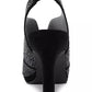 Karen Scott Women's Brilee Peep Toe Pumps Black Size 11 M
