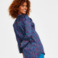 Charter Club Women's Button Up Tunic Blue Size X-Small