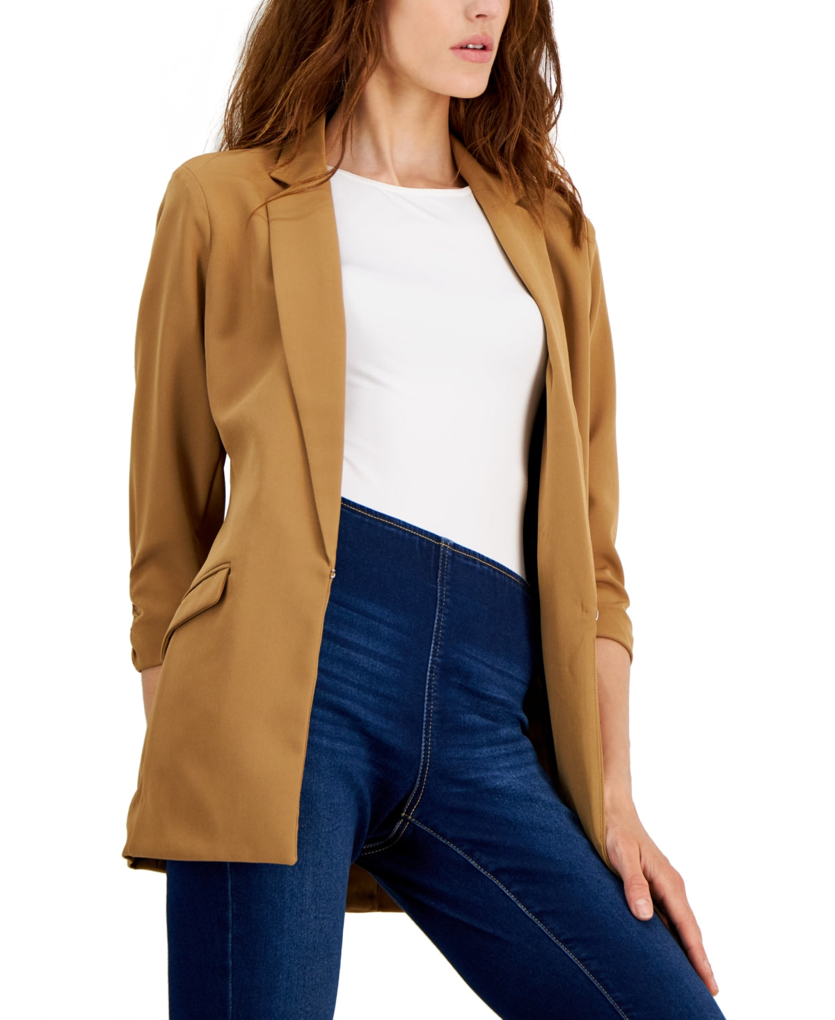 INC International Concepts Women's Blazer Brown Size Small