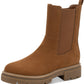Sun + Stone Women's Burklee Booties Brown Size 9 M