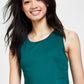 ID Ideology Women's Birdseye Mesh Tank Top Green Size Small