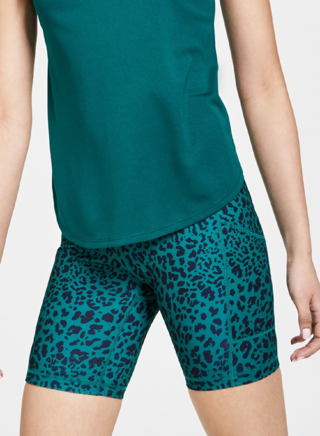ID Ideology Women's Birdseye Mesh Tank Top Green Size Small