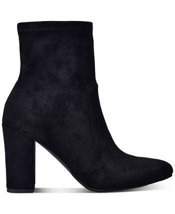 Wild Pair Women's Becci Sock Booties Shoes Black Size 8.5 M