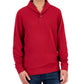 Club Room Men's Shawl Collar Sprilite Fleece Sweater Red Size Large