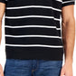 Club Room Men's Johnny Collar Polo Black Size Large