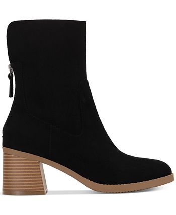Sun + Stone Women's Lyraa Booties Black Size 5 M