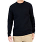 Alfani Men's Ribbed Marble Crewneck Sweater Black Size X-Large