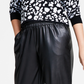 Bar III Women's Cheetah Jacquard Sweater Black Size Large