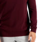 Club Room Men's Quarter Zip Textured Cotton Sweater Red Size Small
