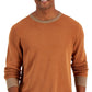 Club Room Men's Herringbone Sweater Brown Size X-Large