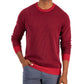 Club Room Men's Two Tone Crewneck Sweater Red Size X-Large