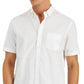 Club Room Men's Solid Oxford Shirt White Size Small