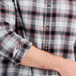 Club Room Men's Regular Fit Brushed Plaid Shirt Black Size X-Large