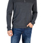 Club Room Men's Button Mock Neck Sweater Gray Size X-Large