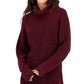 INC International Concepts Women's Turtleneck Sweater Dress Red Size Small