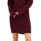 INC International Concepts Women's Turtleneck Sweater Dress Red Size Small