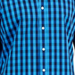 Club Room Men's Short Sleeve Plaid Shirt Blue Size XXX-Large