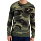 Alfani Men's Camo Print Crewneck Sweater Green Size X-Large