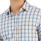 Club Room Men's Woven Collared Button Down Shirt Blue Size X-Large