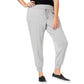 ID Ideology Women's Fleece Jogger Pants Gray Size XL