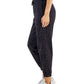 ID Ideology Women's Fleece Cheetah Print Jogger Pants Black Size Medium