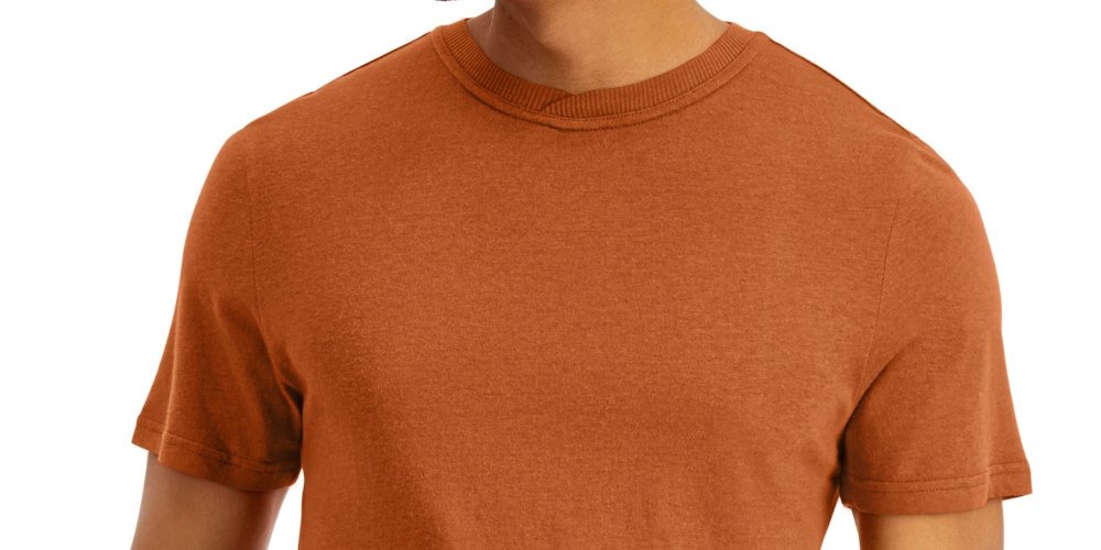 Club Room Men's Pajama T-Shirt Orange Size Large