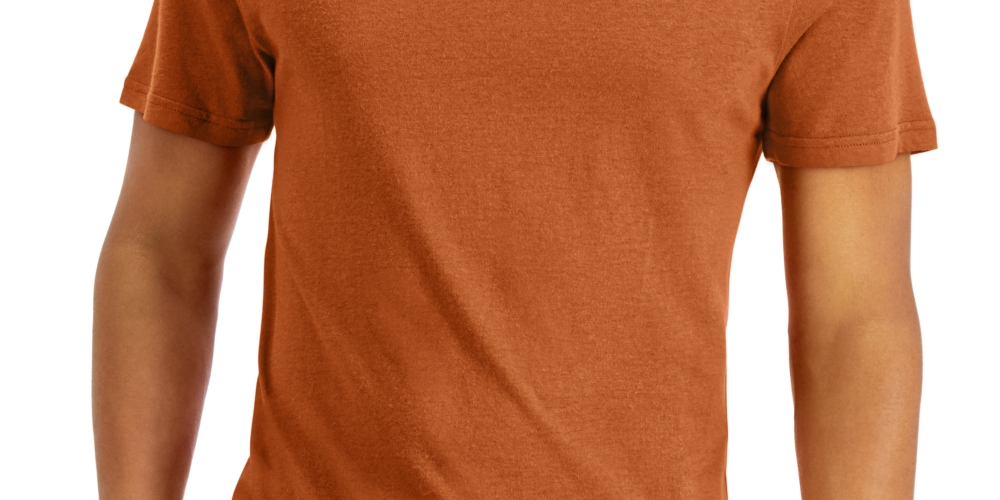 Club Room Men's Pajama T-Shirt Orange Size Large