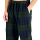 Club Room Men's Cozy Fleece Pajama Pants Green Size X-Large