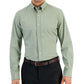 Club Room Men's Slim Fit 4 Way Stretch Solid Dress Shirt Green Size XX-Large