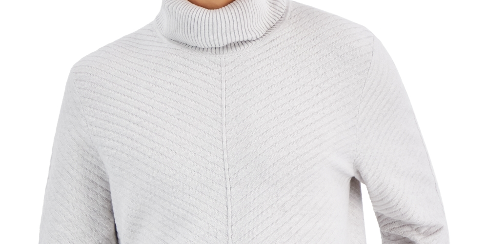 INC International Concepts Men's Axel Turtleneck Sweater Gray Size XX-Large