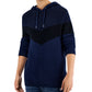 INC International Concepts Men's Colorblocked Hoodie Sweater Blue Size X-Large