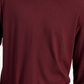 INC International Concepts Men's Ribbed Knit Long Sleeve T-Shirt Red Size Medium