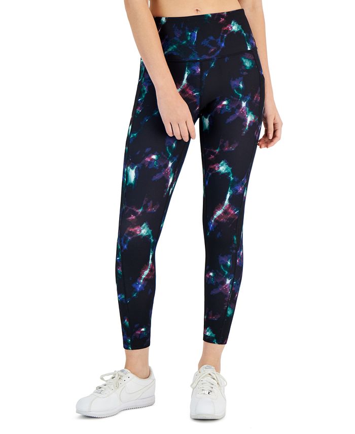 ID Ideology Women's 7/8 Celestial Leggings Black Size X-Small