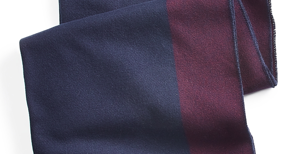Alfani Men's Colorblocked Scarf Blue Size Regular