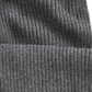 Sun + Stone Men's Solid Ribbed Scarf Gray Size Regular