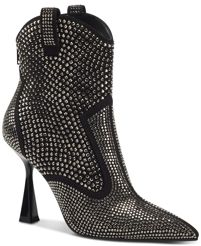 INC International Concepts Women's Oaklynne Booties Black Size 10 M