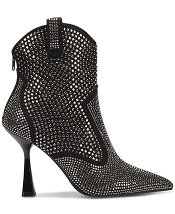 INC International Concepts Women's Oaklynne Booties Black Size 10 M