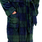 Club Room Men's Plush Pajama Robe Blue Size Small