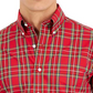 Club Room Men's Regular Fit Cotton Dress Shirt Red Size 34-35