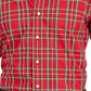 Club Room Men's Regular Fit Cotton Dress Shirt Red Size 34-35