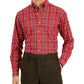 Club Room Men's Regular Fit Cotton Dress Shirt Red Size 32-33