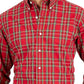 Club Room Men's Regular Fit Cotton Dress Shirt Red Size 18.5X36X37