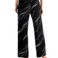 Alfani Women's Knit Wide Leg Pant Black Size Petite X-Large