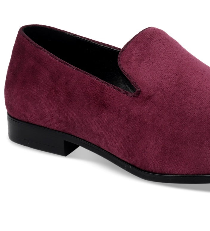 Alfani Men's Zion Smoking Slipper Loafers Red Size 8